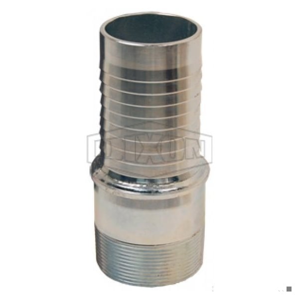 Holedall Tubular External Swage Stem, 5 in Nominal, MNPT, Carbon Steel, Domestic